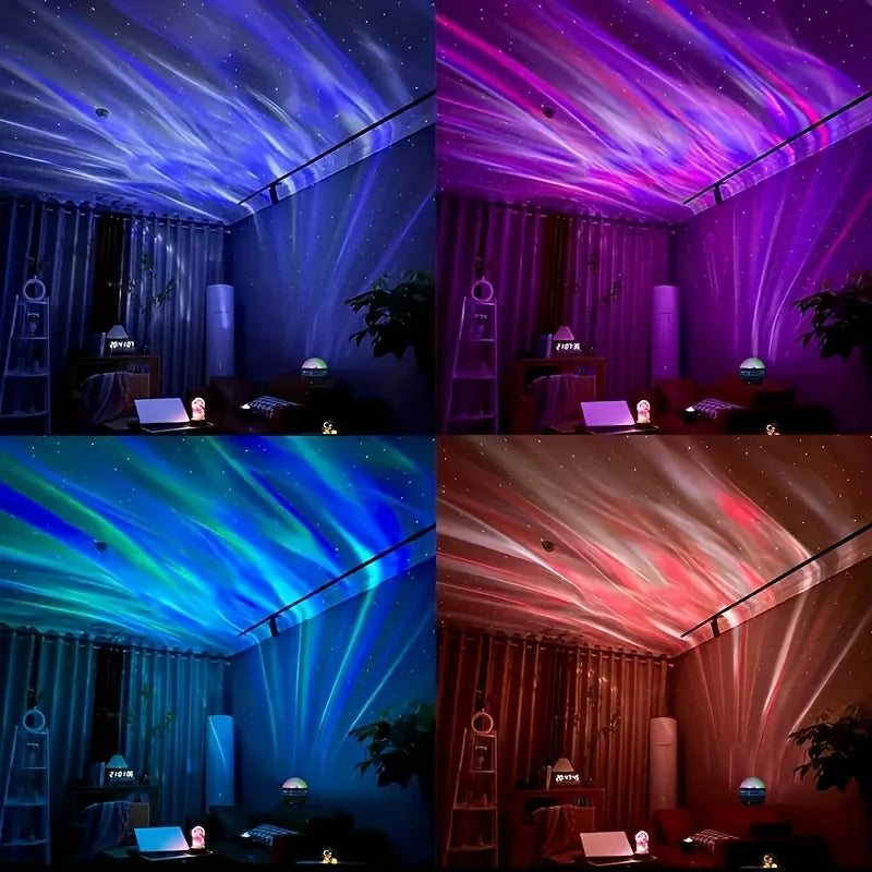 Northern Lights Starry Sky Projector LED Night Light with Remote Control USB A Variety of Styles for Home Bedroom Party Decor Beauty World Shop