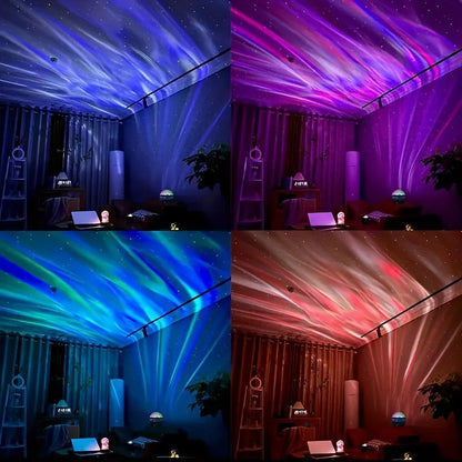 Northern Lights Starry Sky Projector LED Night Light with Remote Control USB A Variety of Styles for Home Bedroom Party Decor Beauty World Shop