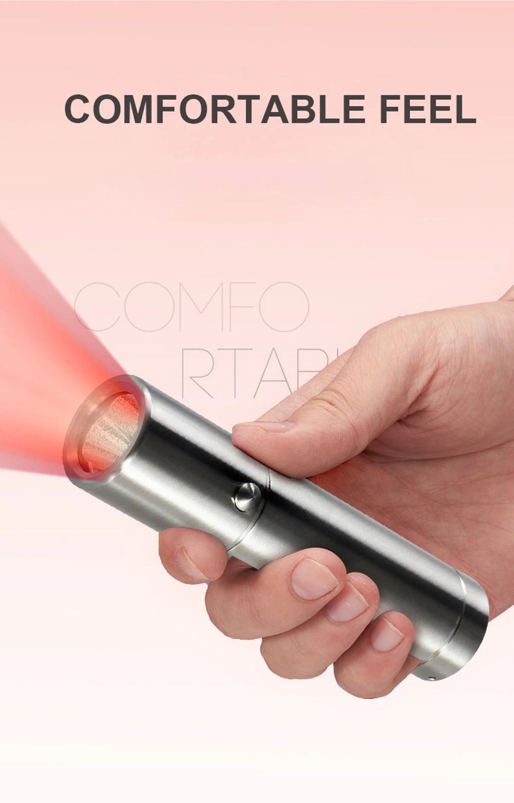 Red Light Therapy Wand Device for Body Relief Acne Treatment With 5 Wavelengths Near Infrared 900nm Light Therapy Skin Health Beauty World Shop