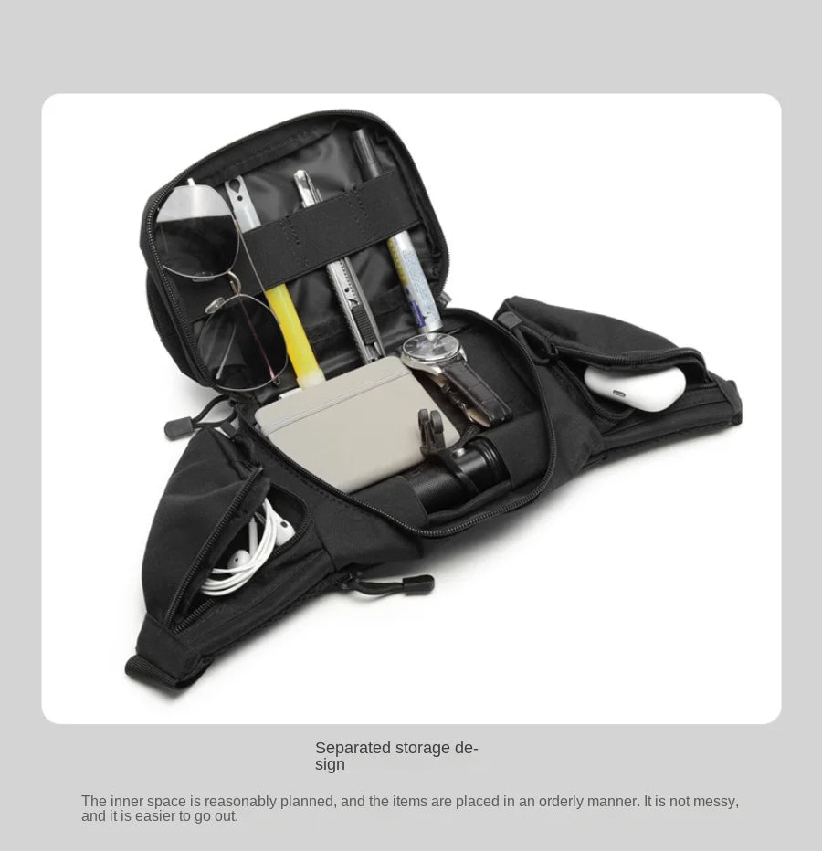 Men Waist Bag Belt Bumbag Waterproof Nylon Molle EDC Fanny Phone Pouch for Hunting Climbing Camping Beauty World Shop
