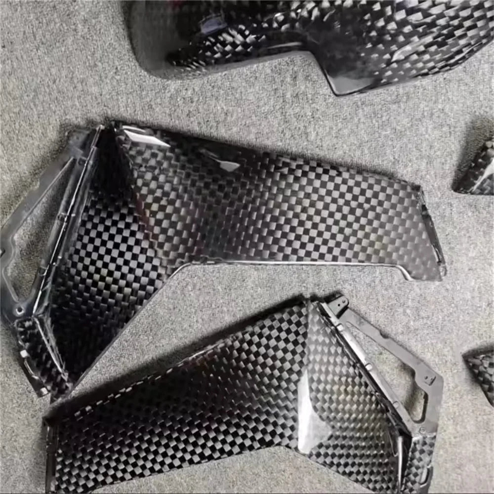 Premium Black Forged Carbon Fiber Vinyl Car Body Wrap Film For Vehicle Motorcycle Hex Cosmic Diamond Carbon Vinyl Protector Film Beauty World Shop