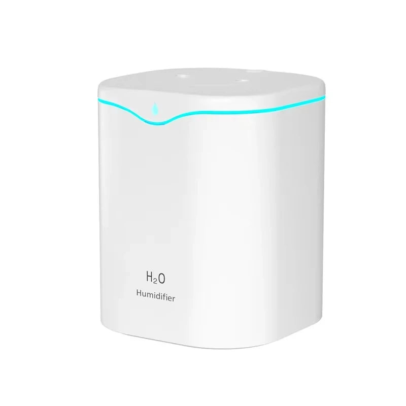2000ML USB Air Humidifier Double Spray Port Essential Oil Aromatherapy Diffuser Cool Mist Maker Fogger for Home Office Beauty World Shop