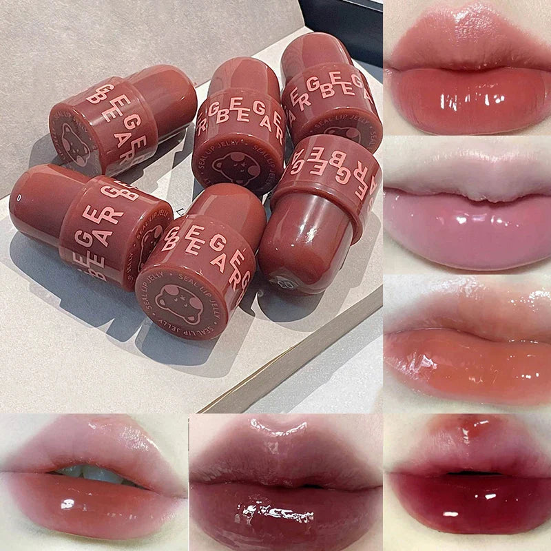 Moisturizing Seal Lip Frozen Water Mirror Lipstick Lasting and non-fading Jelly beep Lip Lip glaze Beauty Trend Shop