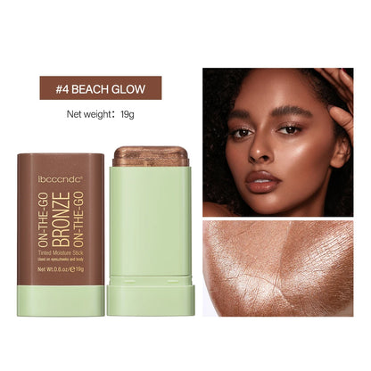Multi-function Blush Stick Face Makeup Waterproof Easy Color Rouge Blusher Cream Contour Rendering Brightening Contour Makeup Beauty World Shop
