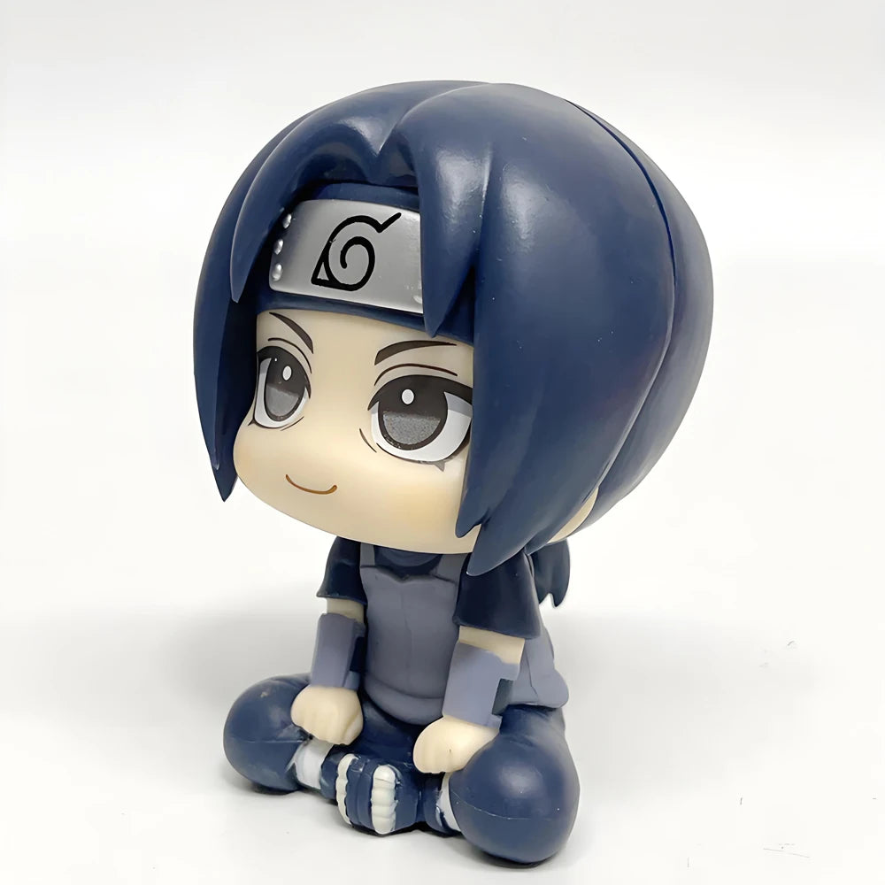9.5/10cm Naru Shippuuden Anime Figure Q Version Kakashi Uchiha Itachi Action Figure Collection Model Toys Beauty World Shop