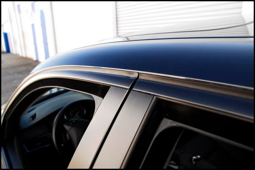 Black Matt Vinyl Wrap Foil Tape Roll Matte Black Stripes Window Trim Film Car Sticers Decal For Car Interior Pillar Beauty World Shop