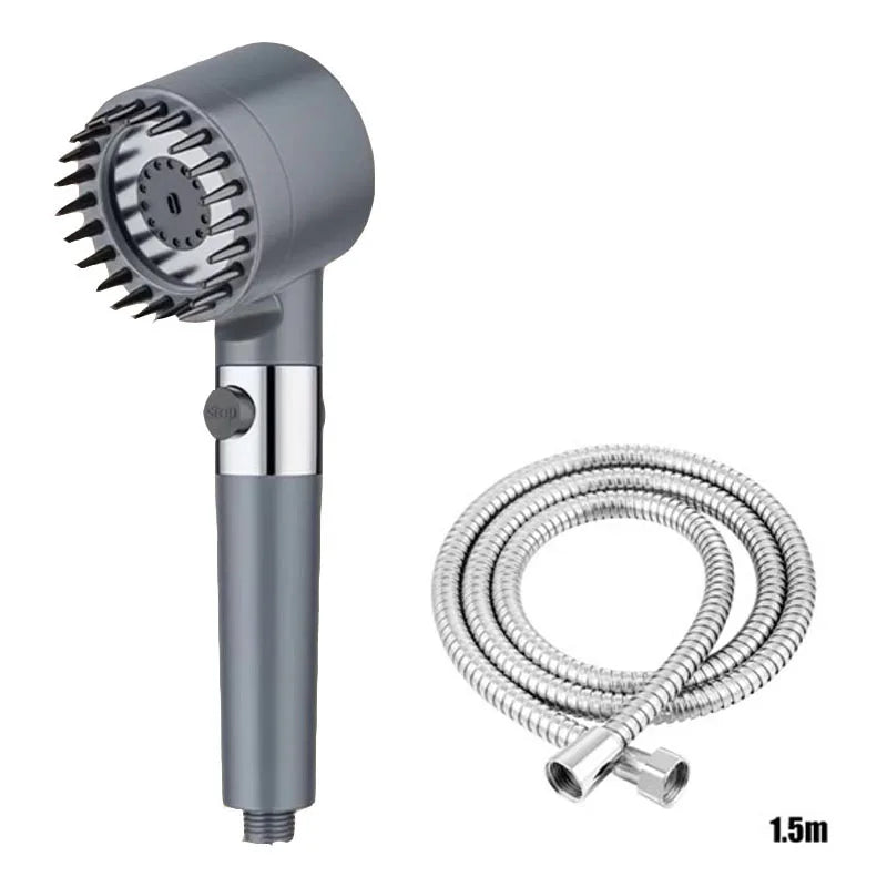 Shower head Shower Filter with Four Modes Bathroom Accessories Head Massage Shower Accessories Shower Knobs Home Furnishings Beauty World Shop