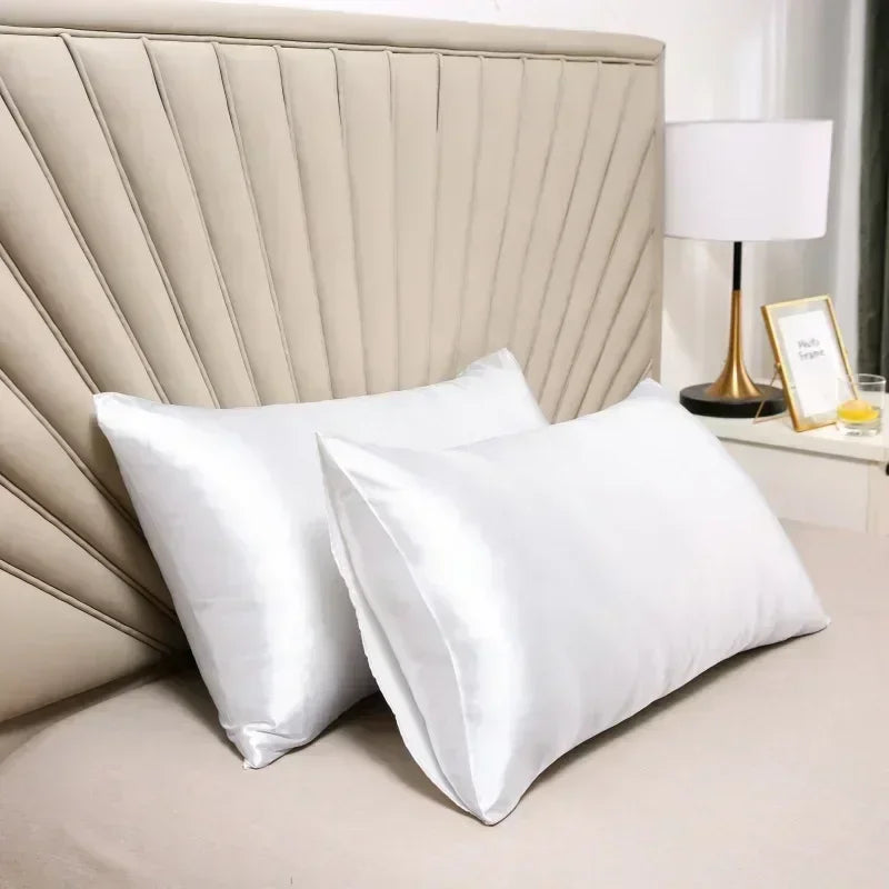 100% Natural Mulberry Silk Pillow Case Real Silk Protect Hair Skin Pillowcase Any Size Customized Bedding Pillow Cases Cover Beauty World Shop