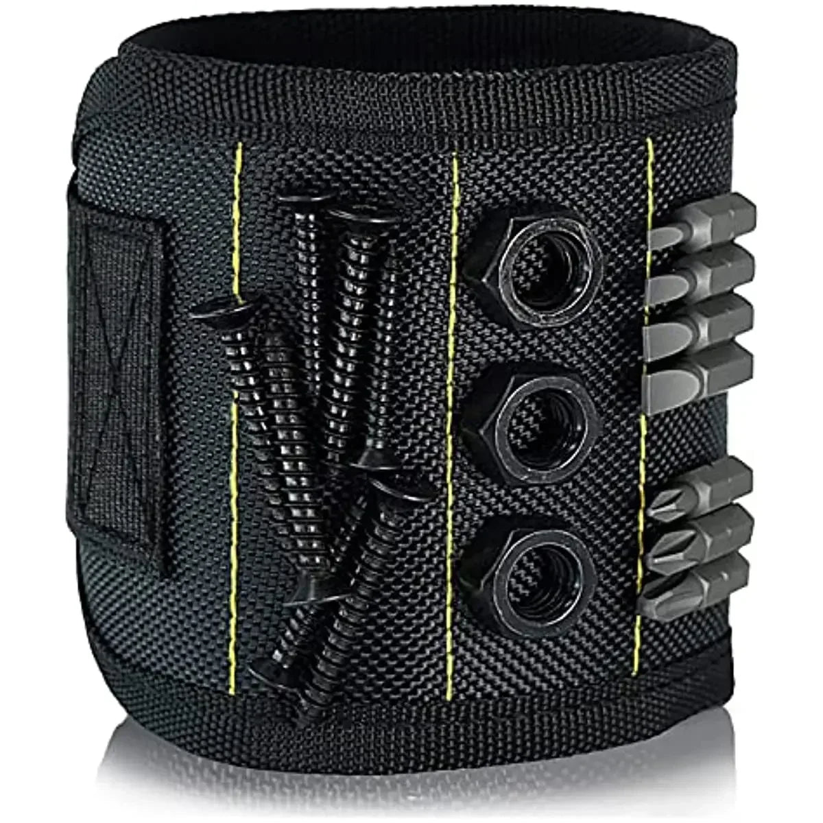 Powerful magnetic tool magnetic wristband - used to secure screws, nails, drill bits, and strong magnetic wrist tool kits parts Beauty World Shop