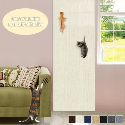 Trimmable Cat Scratch Mat Self-Adhesive Cats Scratch Carpet Anti Cat Scratcher Furniture Couch Corner Indoor Sofa Wall Protector Beauty World Shop