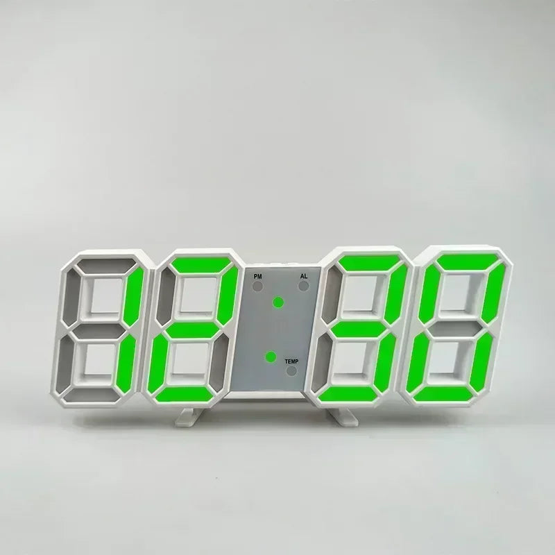 Digital Wall Clock Desk Watches Electronic Alarm Modern Home Decoration for Bedroom Decor Interior Led Table Clocks Living Room Beauty World Shop