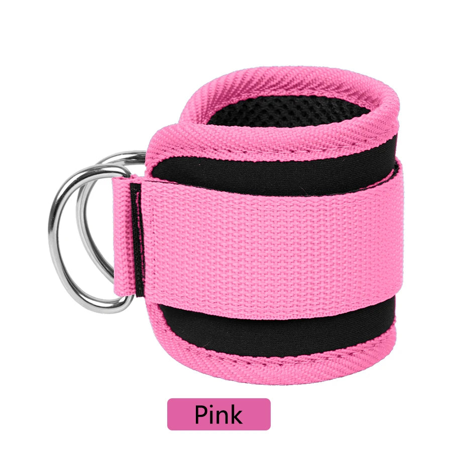 Fitness Ankle Straps Adjustable D-Ring Support Cuffs Gym Leg Strength Workouts Pulley With Buckle Sports Guard Safety Abductors Beauty World Shop