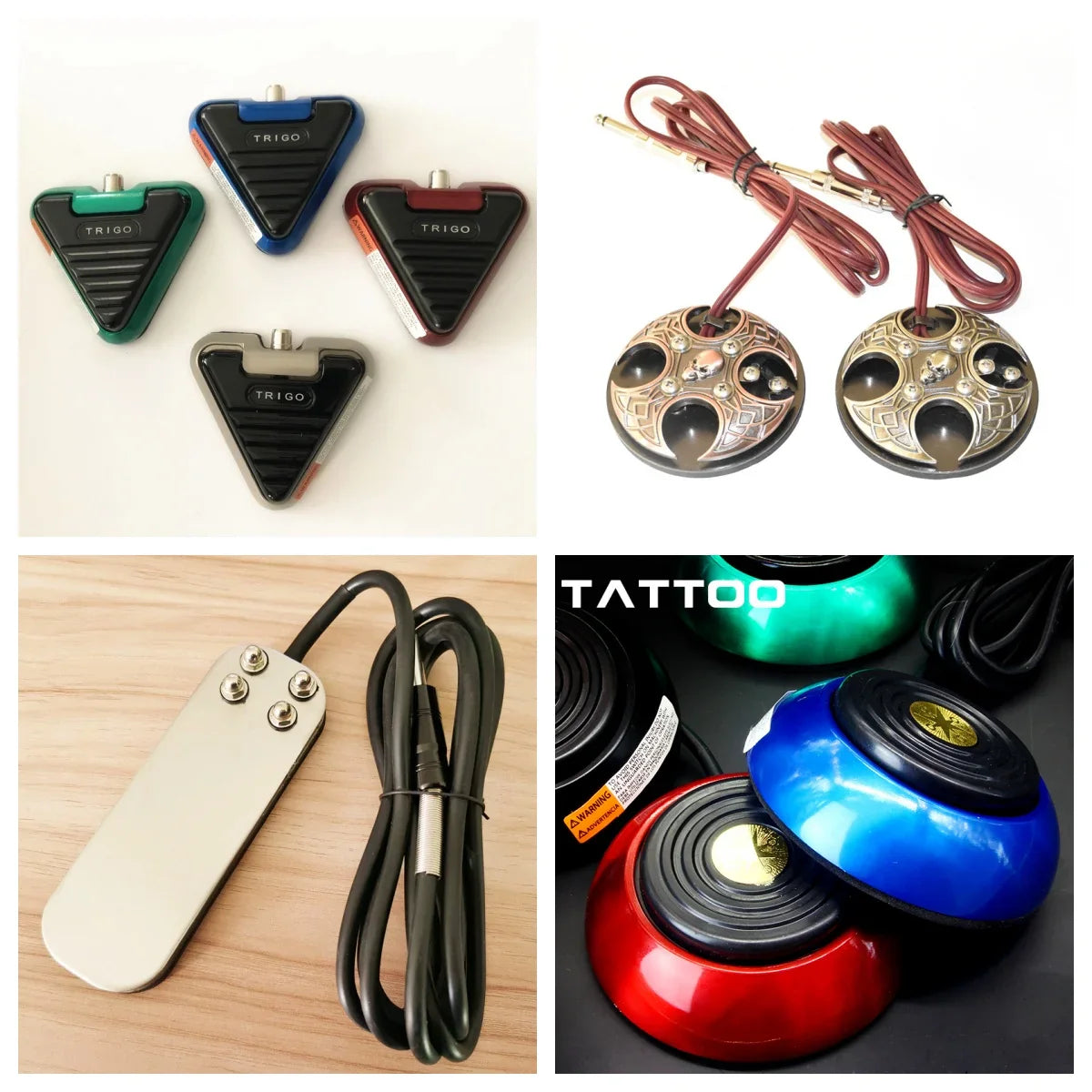 Trigo Tattoo Foot Pedal Switch for Tattoo Power Supply Durable Anti Slip Foot Tattoos Pedal Power Supply Beauty Trend Shop