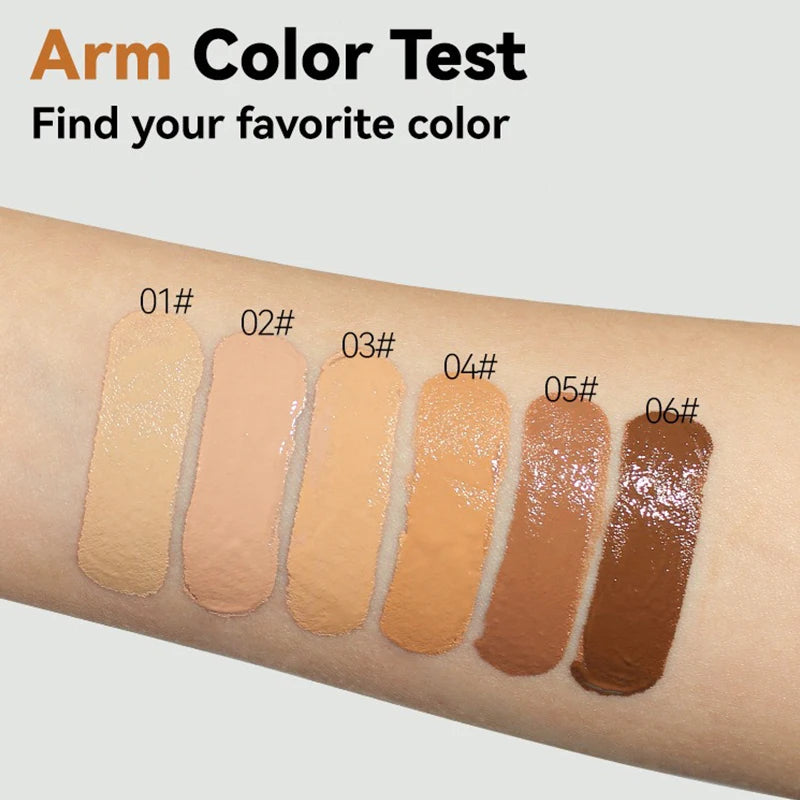 Face Foundation Cream Oil-Control Matte BBCream Waterproof Lasting Concealer Liquid Full Coverage Matte Base Professional Makeup Beauty World Shop