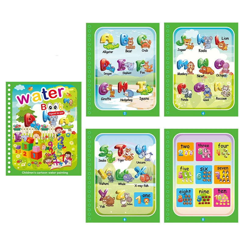 NEW Kids Magic Water Drawing Books Coloring Books Painting Toys for Kids Birthday Christmas New Year Gift for Boys and Girls Beauty Fashion