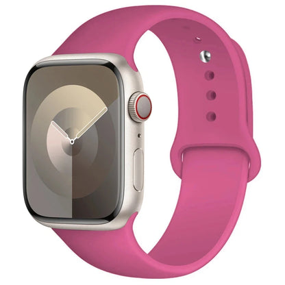 Silicone Band For Apple Watch strap 44mm 45mm 40mm 41mm 42-38mm 45 mm sport bracelet iwatch series 8 7 6 5 4 3 SE 9 Ultra 2 49mm Beauty World Shop