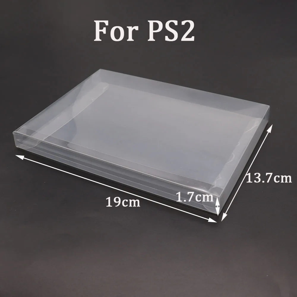 5/20PCS Clear Transparent Game Cartridge Box Case Games Plastic PET Protector for N64 NES SNES for ps5 ps4 ps3 GB GBA GBC Switch