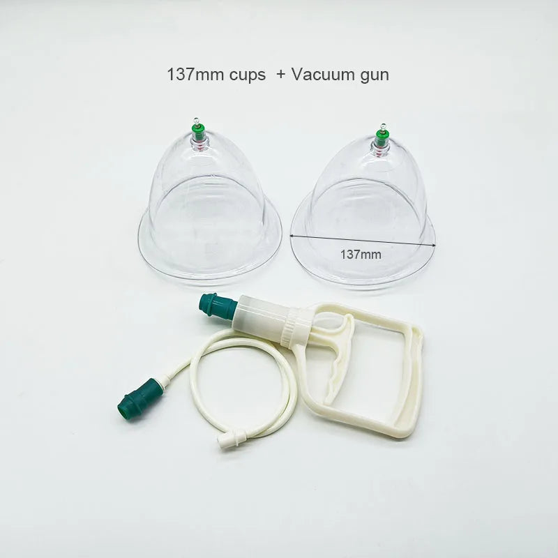 Big Size Vacuum Cupping Breast & Buttocks Enlargement Massager Suction Pump Machine Butt Lifting Device Back Massage Cans Beauty World Shop