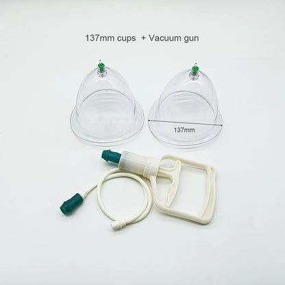 Big Size Vacuum Cupping Breast & Buttocks Enlargement Massager Suction Pump Machine Butt Lifting Device Back Massage Cans Beauty World Shop