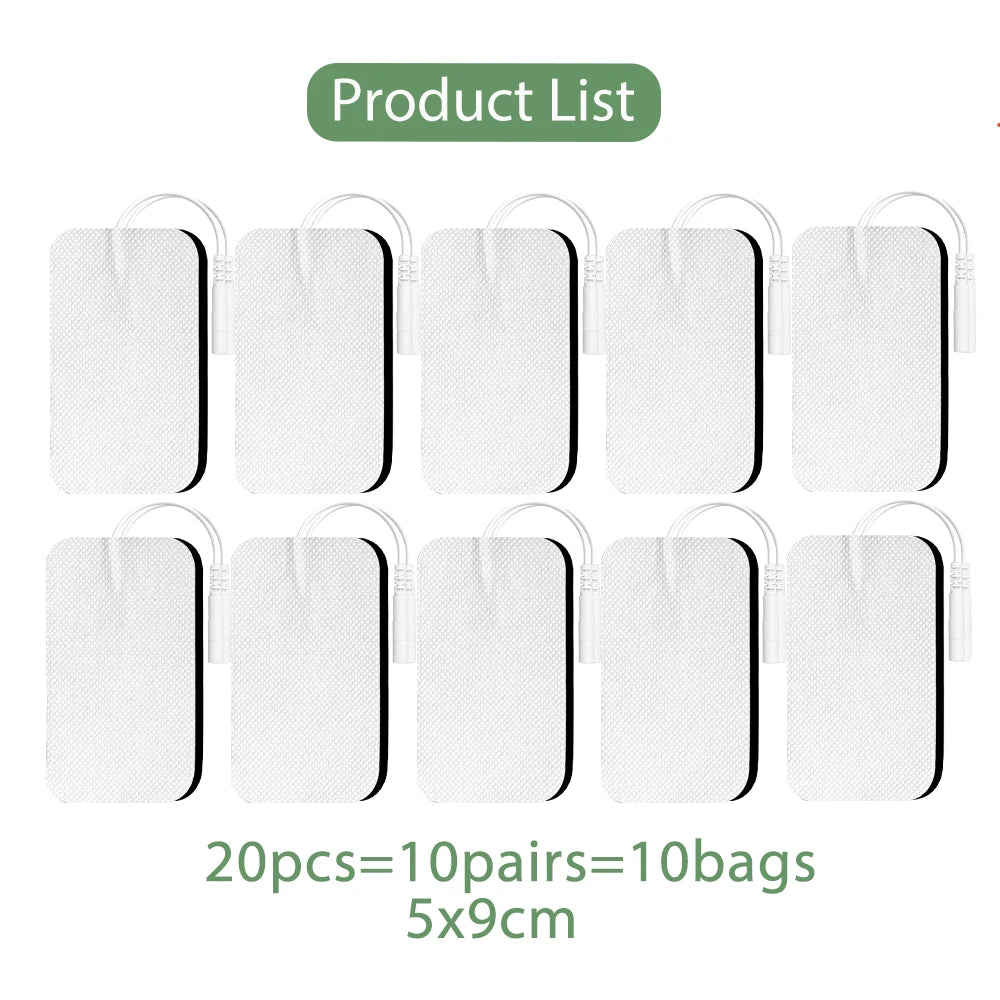 10/20/50Pcs Tens Electrode Pads Gel Self-adhesive Patches For Acupuncture Massager Slimming Pulse EMS Muscle Stimulator Sticker Beauty World Shop