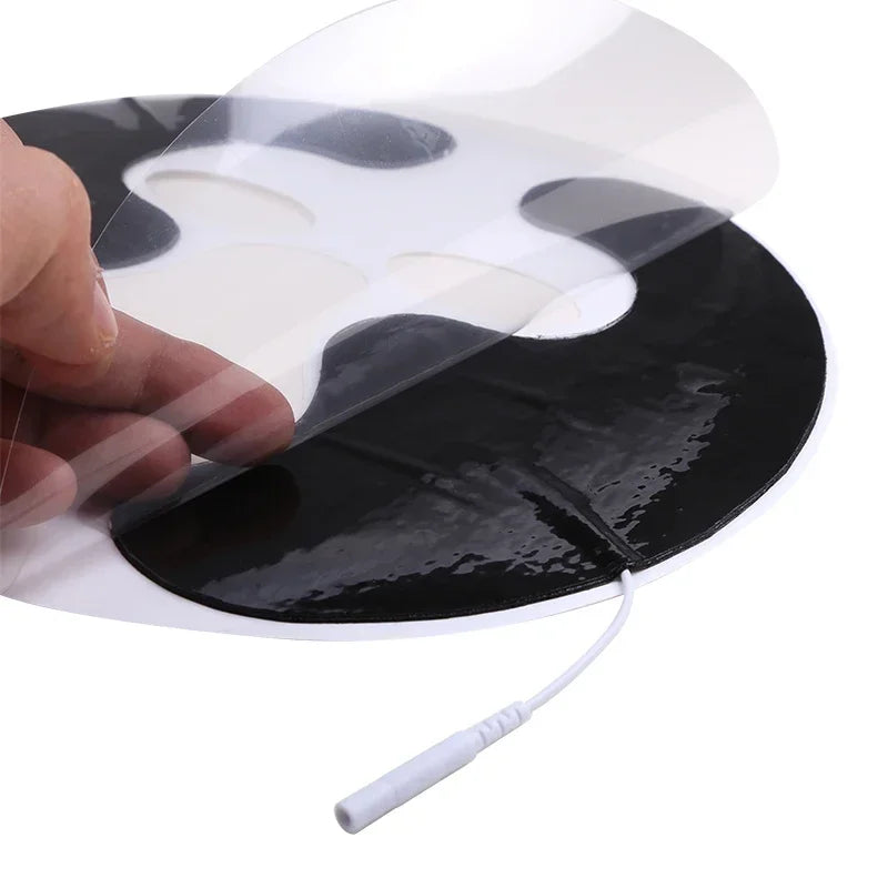 Facial Electrode Pads Gel Non-woven Patch Self-adhesive Acupuncture Electric Massager Digital Machine Beauty World Shop