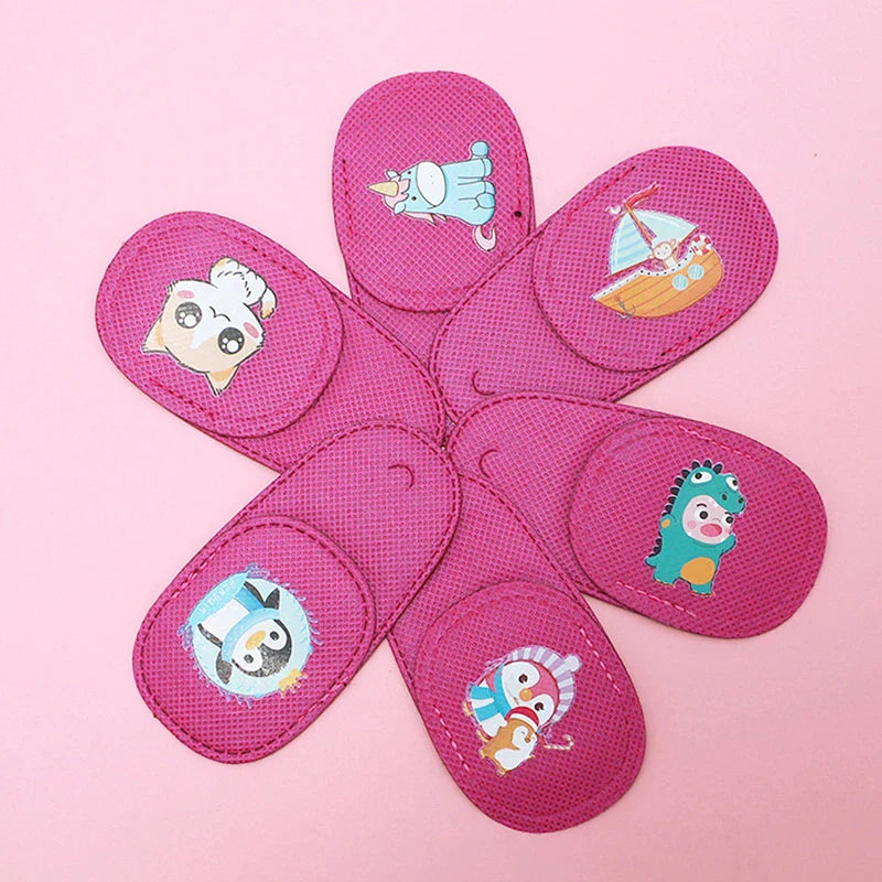 6pcs Children Health Care Kids Child Occlusion Medical Lazy Eye Patch Eyeshade For Kids Strabismus Treatment Vision Care Kit Beauty Trend Shop