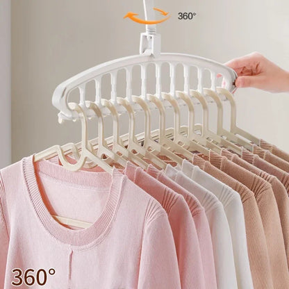 New Clothes Hanger Closet Organizer Space Saving Hanger Multi-port Clothing Rack Plastic Scarf Storage hangers for clothes Beauty World Shop