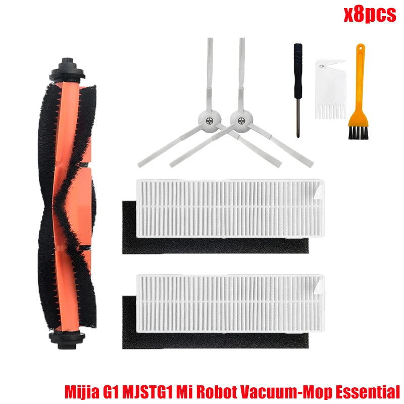 For Xiaomi Mijia G1 MJSTG1 Mi Robot Vacuum Mop Essential Vacuum Cleaner Side / Main Brush Cover Hepa Filter Mop Cloth Parts Beauty World Shop