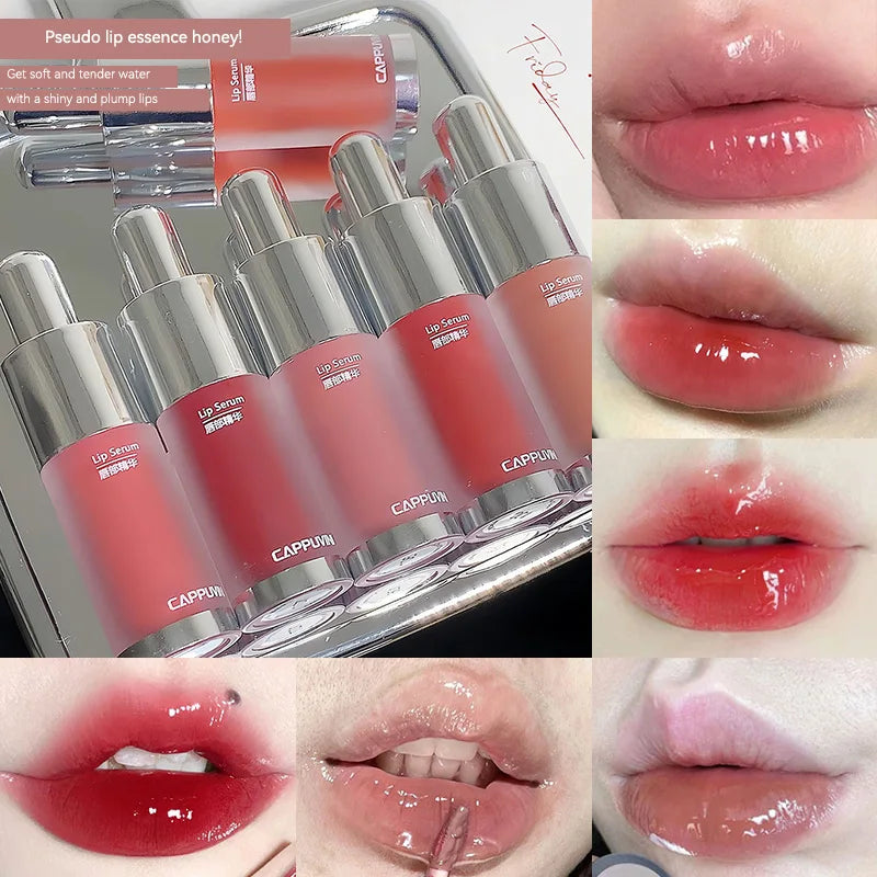 Cappuvini Baby Bottle Lip Gloss — Hydrating Mirror Finish, Glass-Effect Lip Gloss for Jelly-Like Lips, Beauty Trend Shop
