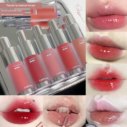 Cappuvini Baby Bottle Lip Gloss — Hydrating Mirror Finish, Glass-Effect Lip Gloss for Jelly-Like Lips, Beauty Trend Shop