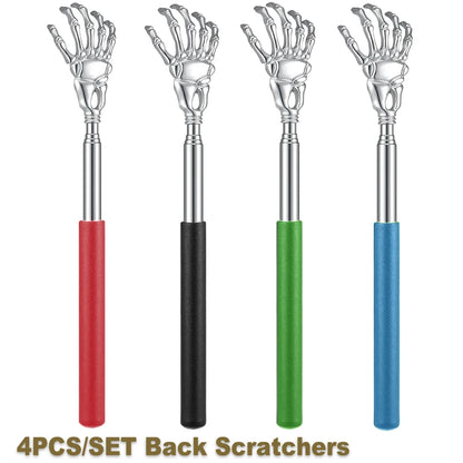 Portable Extendable Back Scratcher Stainless Steel Telescoping Back Scratcher for Both Human and Pets Extendable Back Massager Beauty World Shop