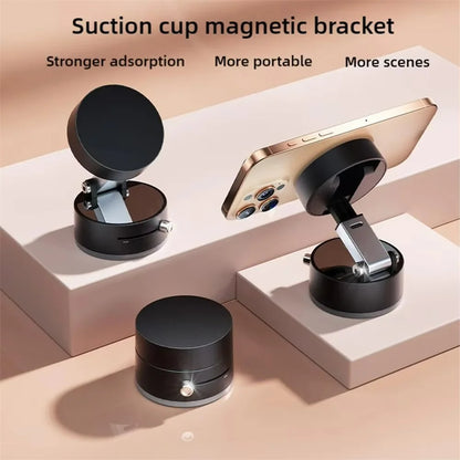 Foldable Phone Stand Strong Magnetic Car Phone Holder Dashboard Phone Holder 360° Rotating Vacuum Suction Cup GPS Bracket in Car Beauty World Shop
