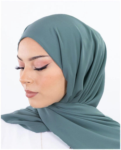 Pin Free Instant Chiffon Hijab Women Jersey Bonnet Islam Shawls and Wraps Bonnet Hijab Underscarf Cap Foulard Femme Beauty World Shop
