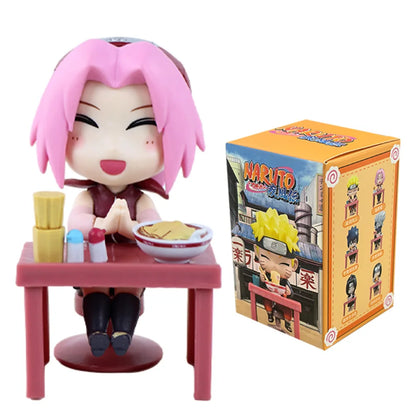 2026 In Stock Hot Sale Bandai Naruto Breeze Ramen Lamian Noodles Theme Blind Box Handmade Ornament Gift Naruto Sasuke Model Toys Beauty World Shop