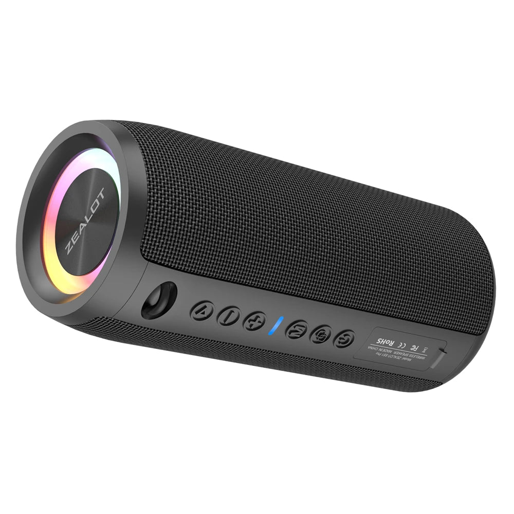ZEALOT-S51Pro 40W High-power Bluetooth Speaker 3D Stereo Bass Bluetooth Speaker Portable IPX5 Waterproof Suitable TWS Boom Box