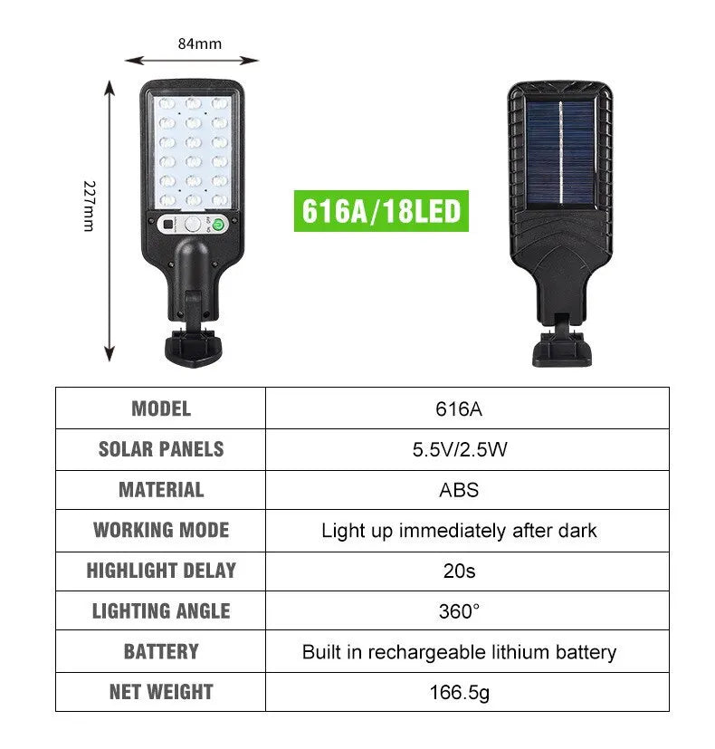 Solar Street Lights Outdoor Led Courtyard Wall Lamp Human Body Induction Garden Terrace Garage Solar Induction Lamp Beauty Fashion