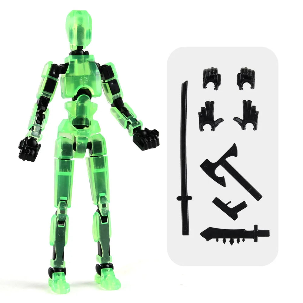 3D Multi-Jointed Movable Shapeshift Robot Joint Dog Creative Printed Mannequin Dummy Action Model Doll Toys for Children's Gifts Beauty World Shop