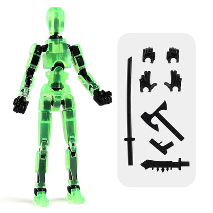 3D Multi-Jointed Movable Shapeshift Robot Joint Dog Creative Printed Mannequin Dummy Action Model Doll Toys for Children's Gifts Beauty World Shop