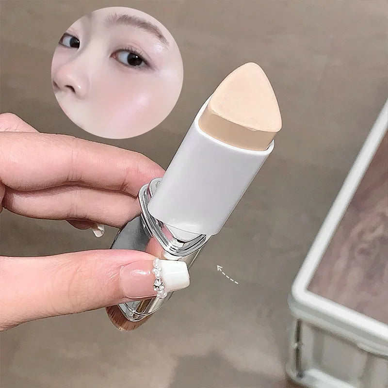 Lazy Foundation Stick, Moisturizing and Natural Concealer Makeup, Matte Makeup Base, Rare Beauty, Keep Makeup and Sweat Beauty World Shop