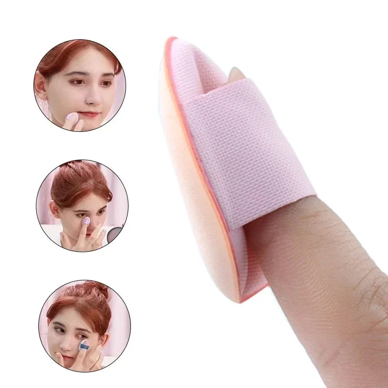 5/10Pcs Mini Finger Puff Foundation Small Air Cushion Powder Sponge Face Concealer BB Cream Cosmetic Applicator Makeup Tools Beauty World Shop