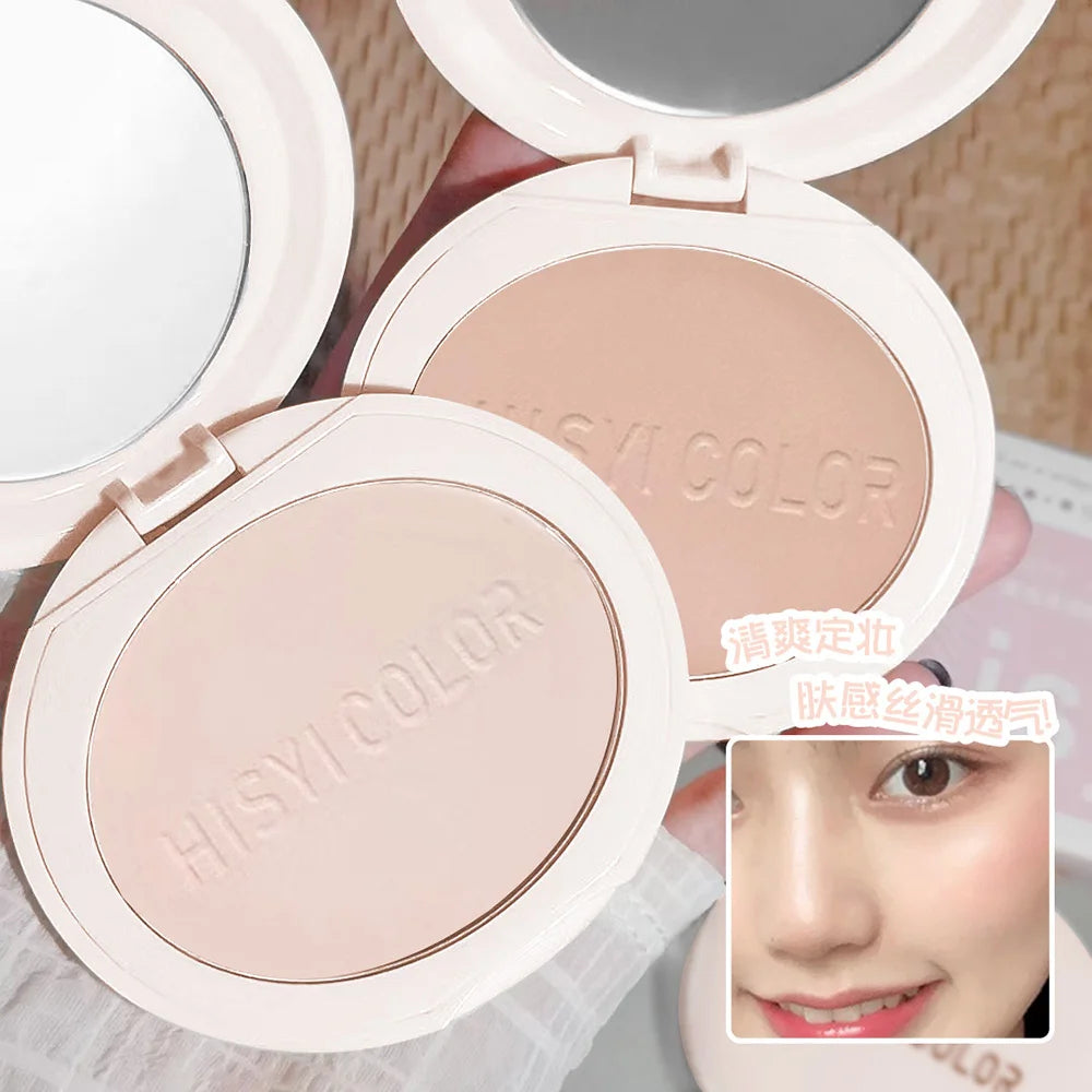 Soft focus fog powder,honey powder,dry powder,makeup,oil control,long-lasting waterproof,concealer,loose powder,biscuit skin Beauty World Shop