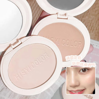 Soft focus fog powder,honey powder,dry powder,makeup,oil control,long-lasting waterproof,concealer,loose powder,biscuit skin Beauty World Shop