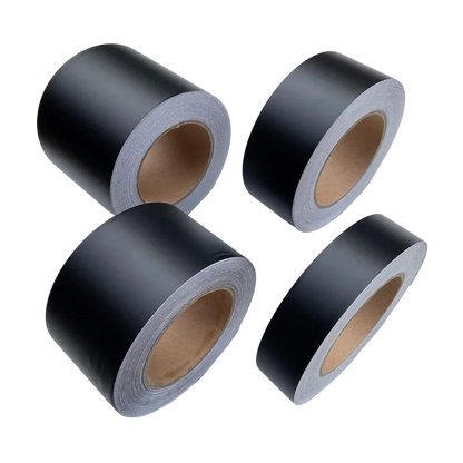 Black Matt Vinyl Wrap Foil Tape Roll Matte Black Stripes Window Trim Film Car Sticers Decal For Car Interior Pillar Beauty World Shop