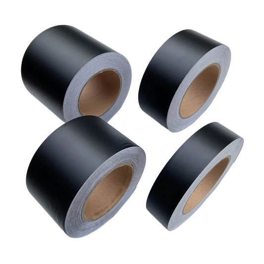 Black Matt Vinyl Wrap Foil Tape Roll Matte Black Stripes Window Trim Film Car Sticers Decal For Car Interior Pillar Beauty World Shop