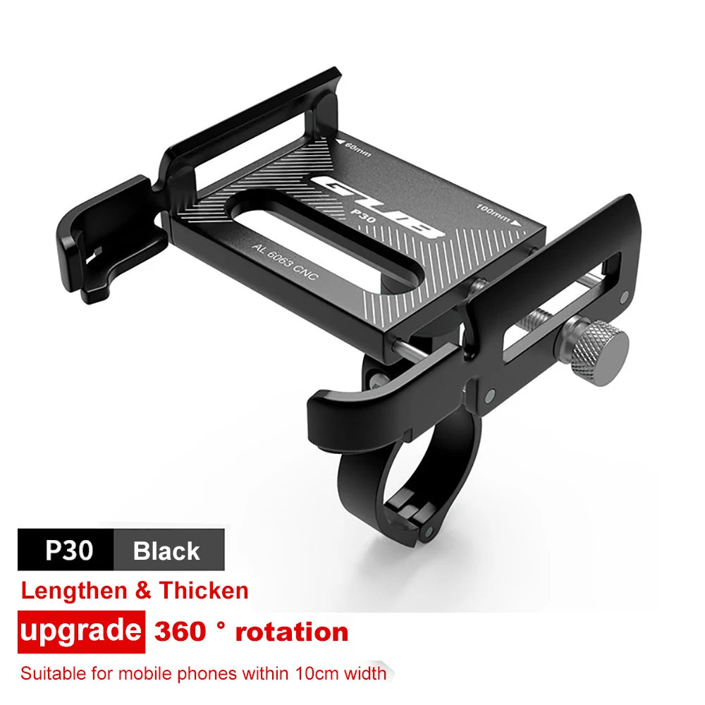 GUB Aluminum Bicycle Phone Holder Metal Bike Cell Mobile iPhone Stand for Motorcycle Scooter Handlebar Bike Headsets Stem Mount Beauty World Shop