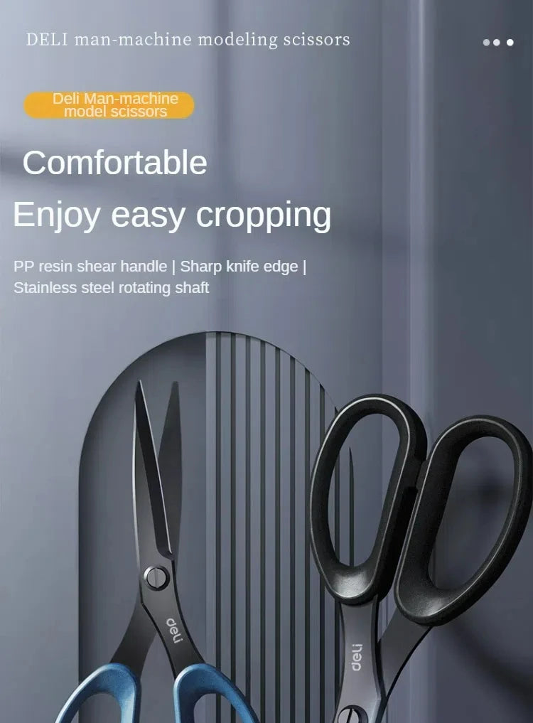 1/2Pcs 210/175mm Black Stainless Steel Scissors Business Office Stationery Home Tailor Shears Kitchen Knife Cutter Cutting Beauty World Shop