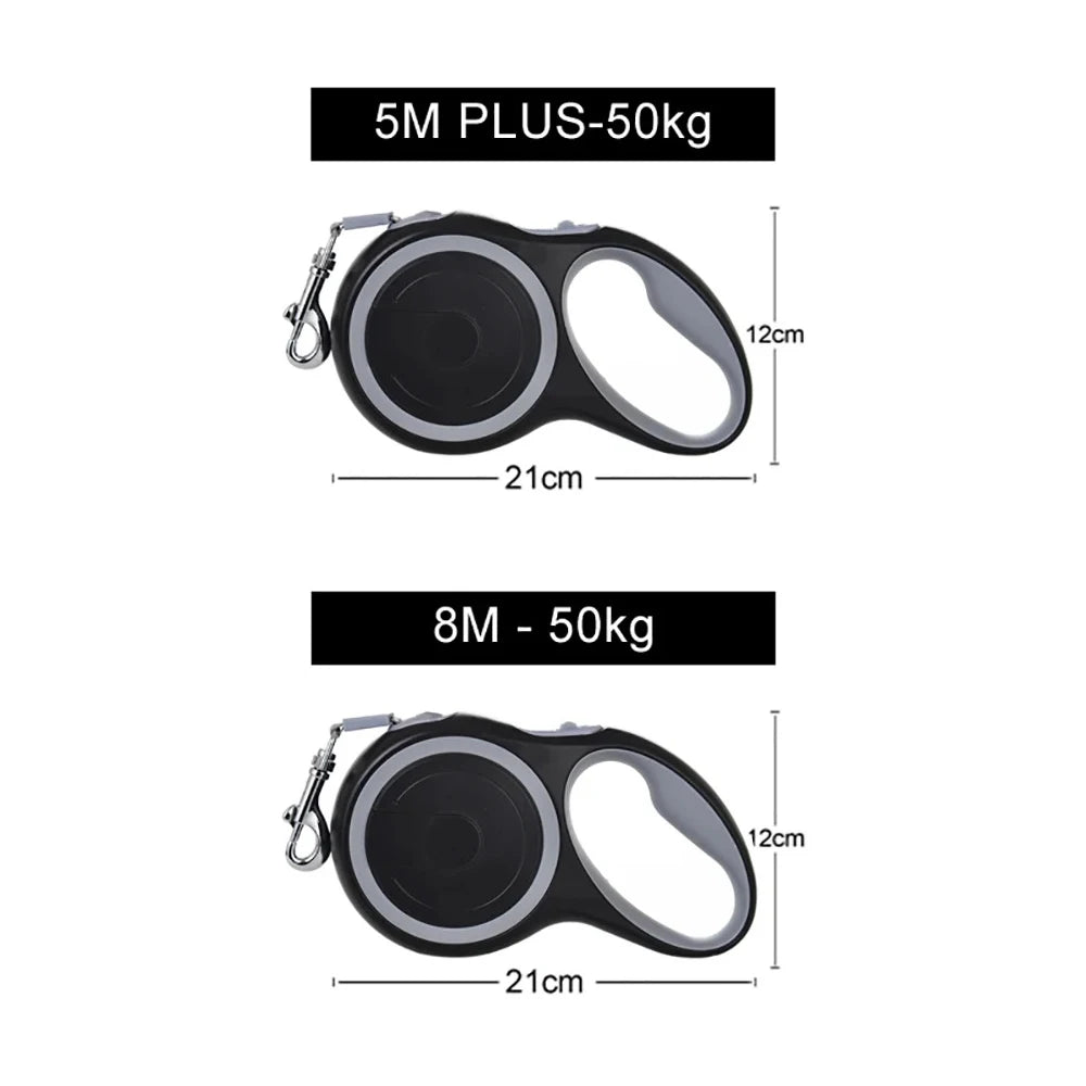 3m 5m 8m 50kg Dog Leash Retractable Roulette Collar for Small Big Dog Accessories Adjustable Durable Walking Hiking Bulldog Rope Beauty World Shop