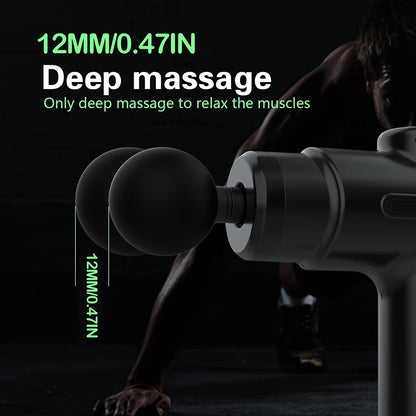 Electric Deep Tissue Massage Gun with 8 Interchangeable Heads for Arms Back Legs & Full Body, Portable Device for Sport Beauty World Shop