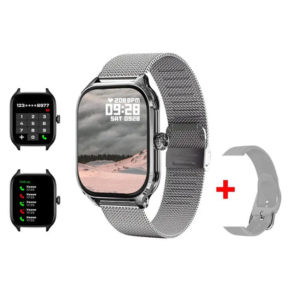 H9 New Smart Watch 2.01 Inch HD Display Answer Make Call Message Preview Sport Modes DIY Dial Weather Forecast For Men Women Beauty World Shop
