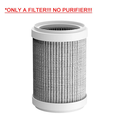 Mini Desktop Air Purifier HEPA Filter With Negative Ion Technology Eliminates Formaldehyde Odors Smoke And Dust Particles Beauty World Shop